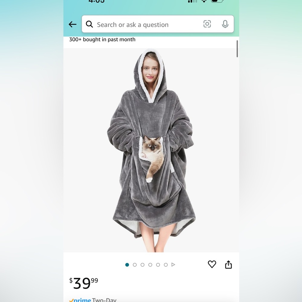 Pet Hoodie Snuggie